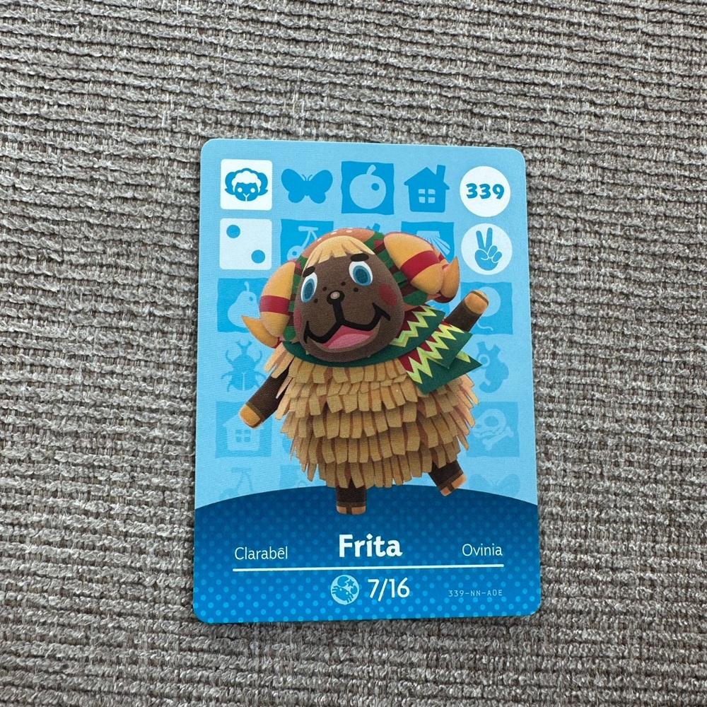 Animal Crossing Amiibo Card - Frita